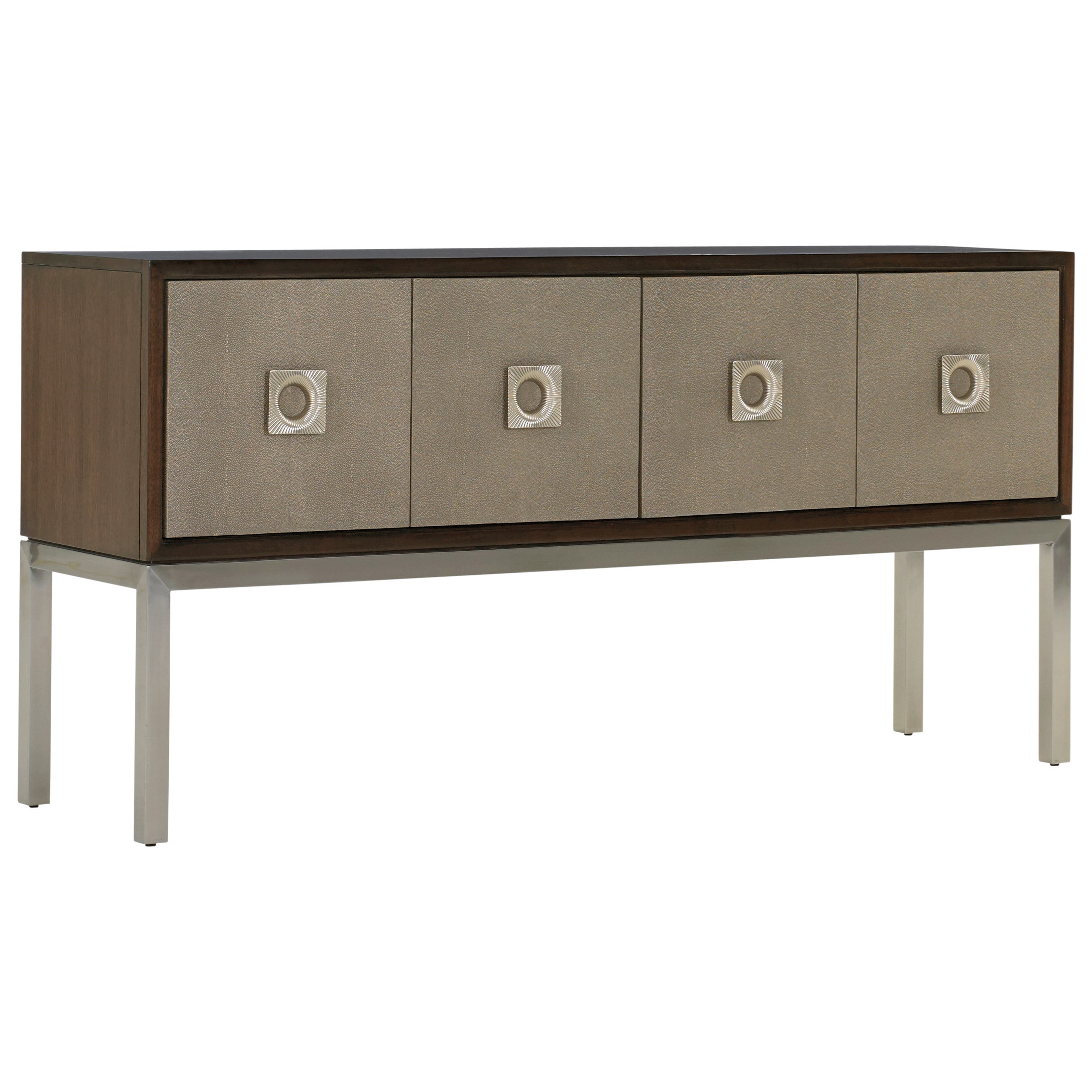 Lexington MacArthur Park 729869C Glenroy Sideboard with Faux Shagreen Panels and FeltLined